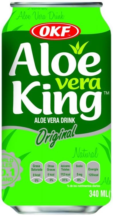 OKF Aloe Vera King Drink con partículas de aloe