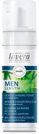 Lavera Men Sensitiv A gentle shaving foam with extracts of biobambus and bioaloes