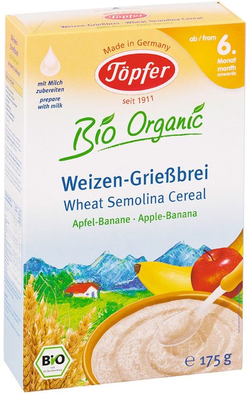 Topfer Weizengras BIO Apfel-Banane