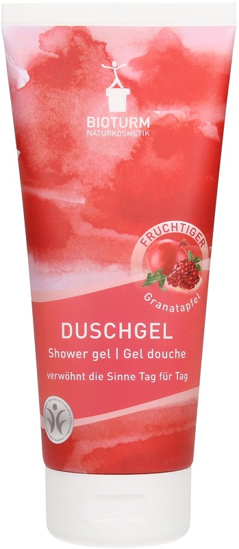 Bioturm Shower and bath gel with BIO fruit pomegranate