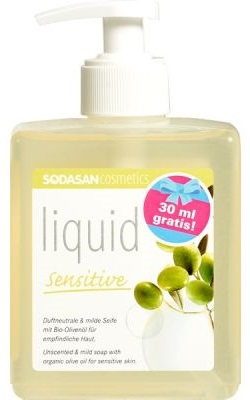 Жидкое оливковое мыло Sodasan