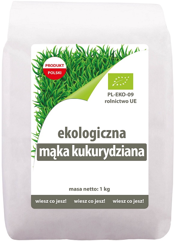 Ekologiko Ekologiczna mąka kukurydziana pełnoziarnista