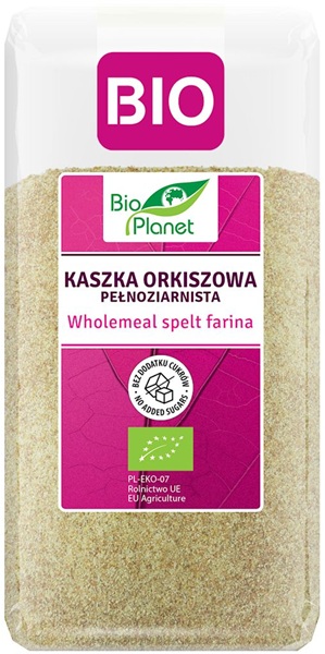 Bio Planet Kaszka orkiszowa  pełnoziarnista BIO