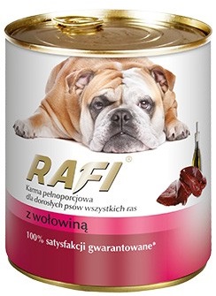 Rafi Karma pełnoporcjowa dla dorosłych psów wszystkich ras z wołowiną