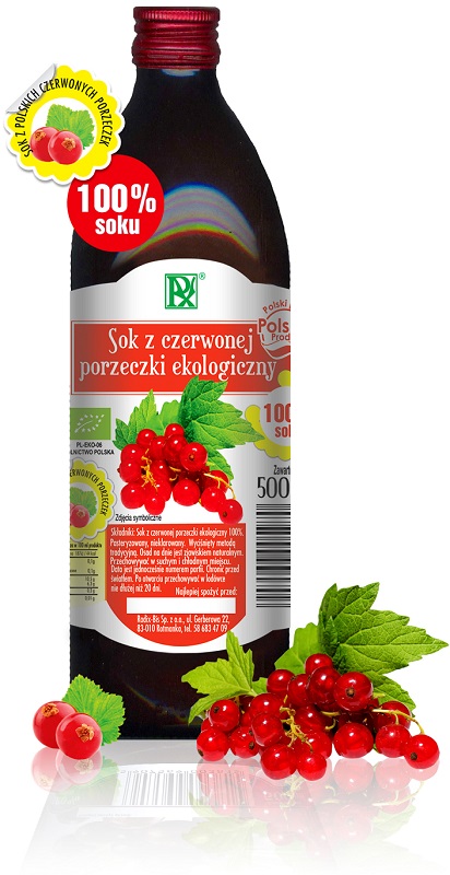 Radix-Bis Sok BIO z czerwonej porzeczki 100% ekologiczny