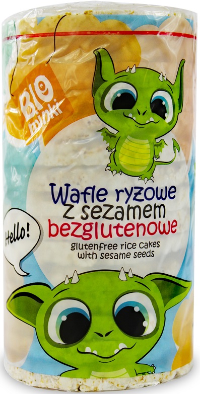 Biominki wafle ryżowe z sezamem bezglutenowe BIO