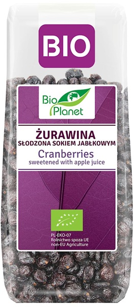 Arándano Bio Planet endulzado con jugo de manzana BIO