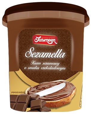 Jasmeen Sezamella Krem sezamowy o smaku czekoladowym
