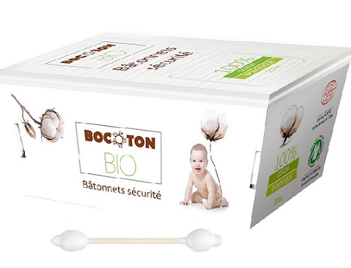 Bocoton Palillos higiénicos para niños y bebés BIO