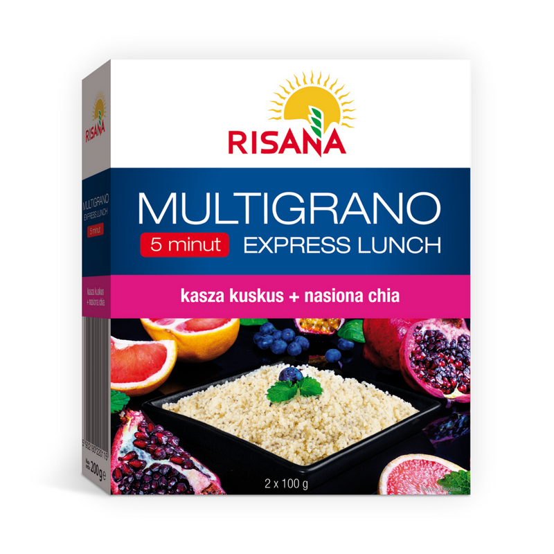 Risana Multigrano Express Lunch kasza kuskus z nasionami chia