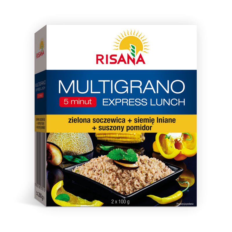 Risana Multigrano Express Lunch mix ziaren z zieloną soczewicą