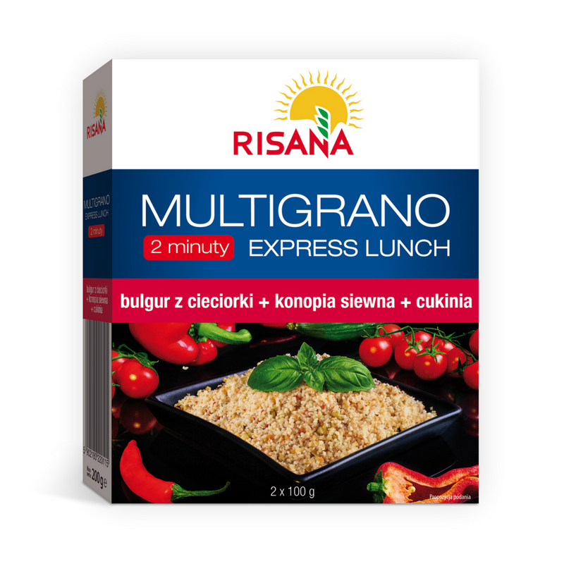 Risana Multigrano Express Lunch mix ziaren z kaszą bulgur z ciecierzycy
