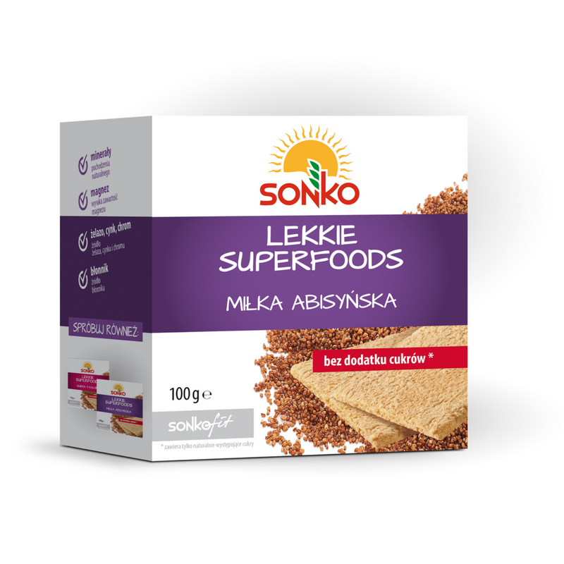 Sonko Pieczywo lekkie superfoods z miłką abisyńską