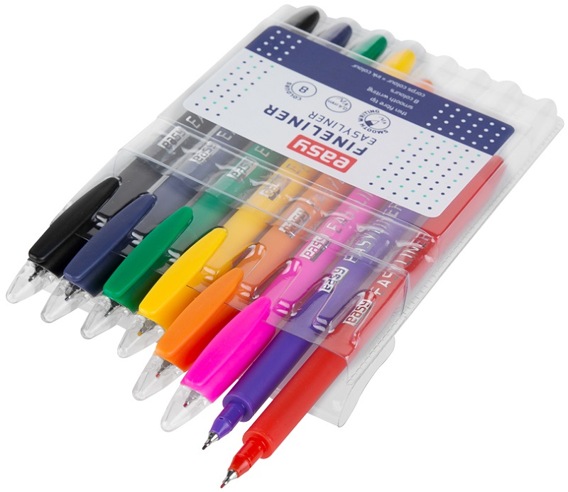 Easy Fine Tip Pens 8 colors