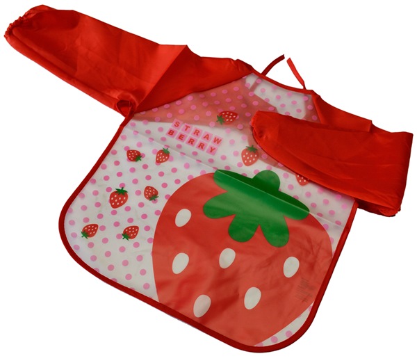 Apron for painting 5-7 years, Strawberry