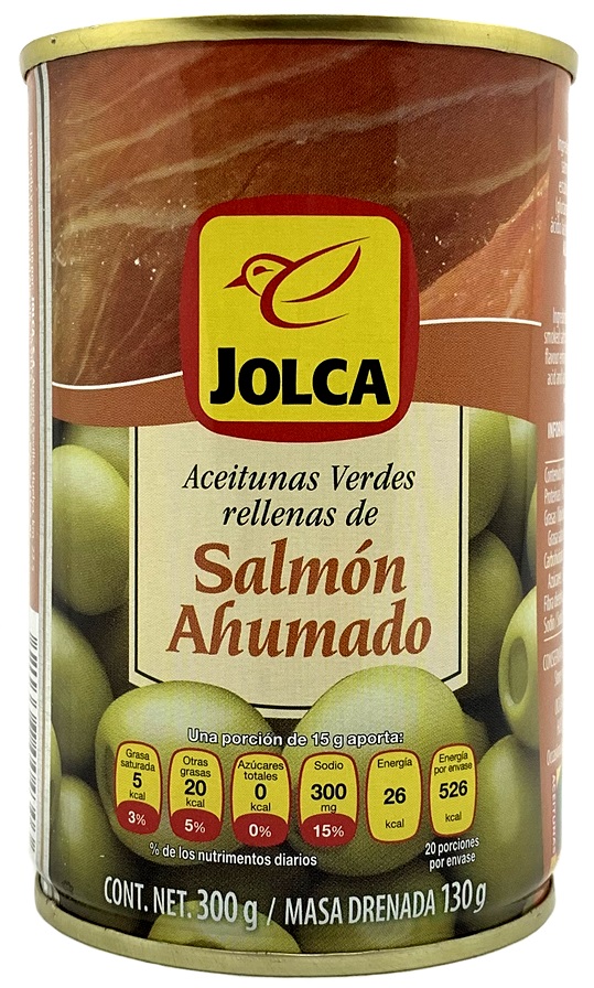 Jolca Green olives with salmon