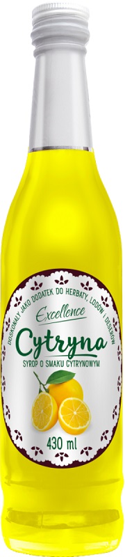 Excellence Lemon flavored syrup