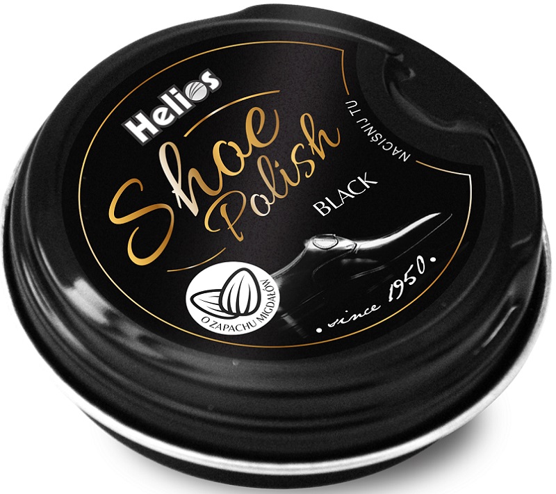 Pasta de dientes Helios Shoe Polish en negro