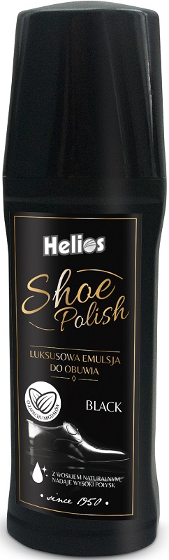 Helios Shoe Polish Emulsja luksusowa do obuwia czarna