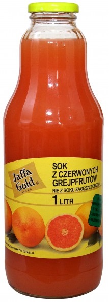 Jaffa Gold Sok z czerwonych  grejpfrutów BIO
