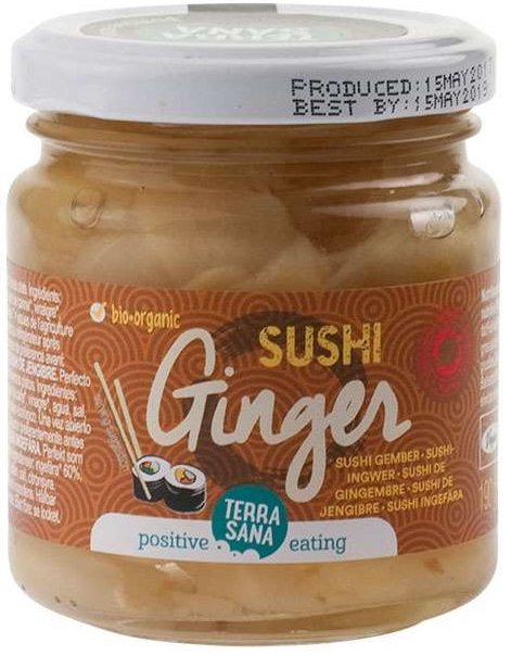 Terrasana marinated ginger for sushi BIO