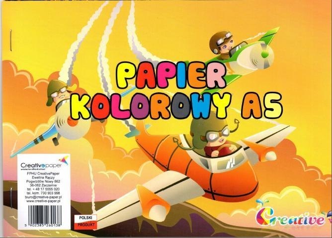 Papel de color creativo A5