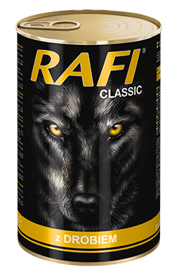 Rafi Classic Alleinfuttermittel für ausgewachsene Hunde aller Rassen mit Geflügel