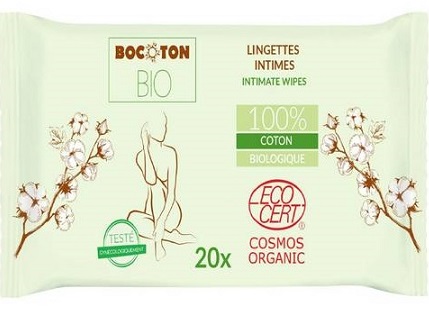 Bocoton BIO toallitas de higiene íntima.