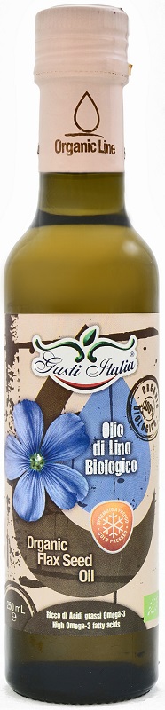 Gusti Italia Aceite de linaza prensado en frío BIO