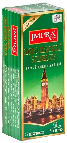 Impra Royal Elixir Green Herbata  zielona ekspresowa