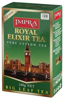 Impra Tea Royal Elixir Green Zielona liściasta herbata cejlońska