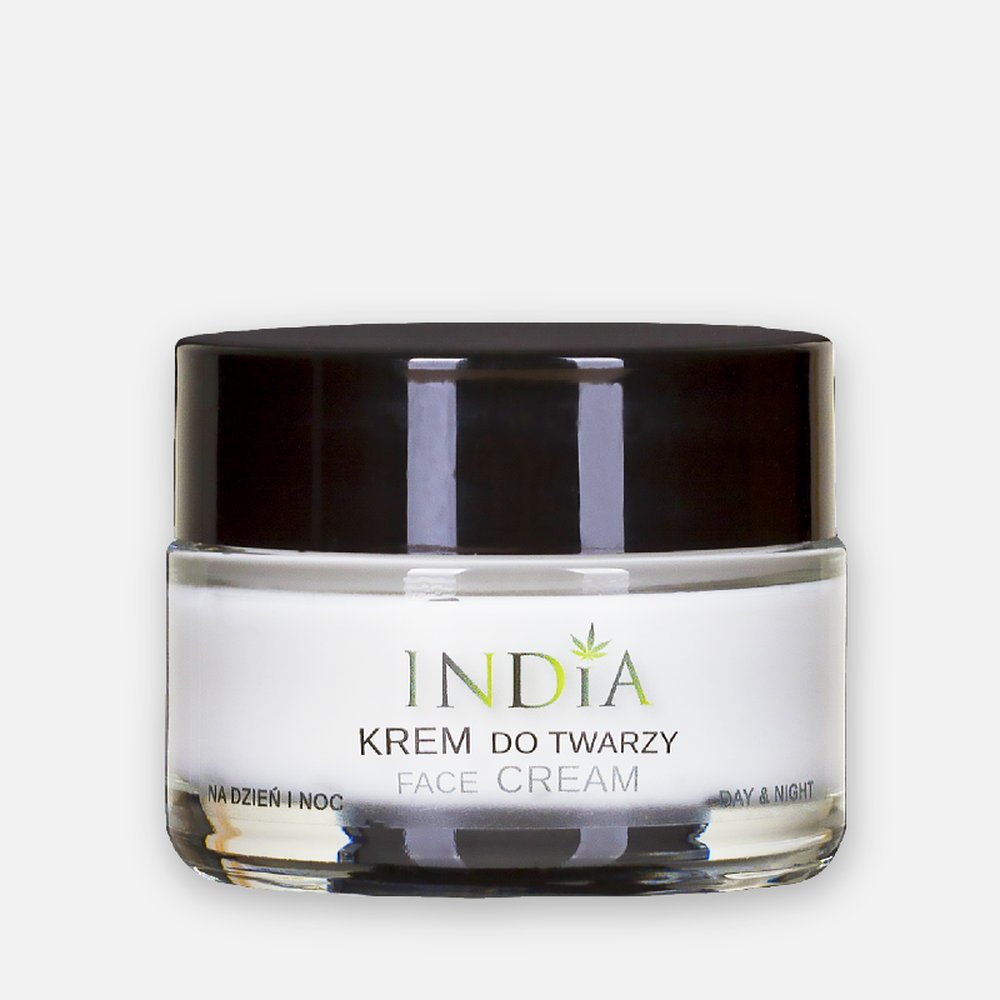Crema facial India para todo tipo de pieles de día y de noche.