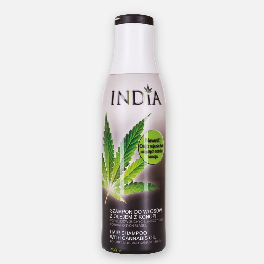 India Shampoo para cabello seco y dañado, sin brillo