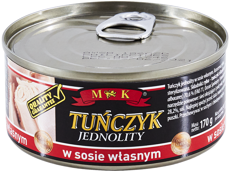 MK Tuńczyk jednolity w sosie  własnym