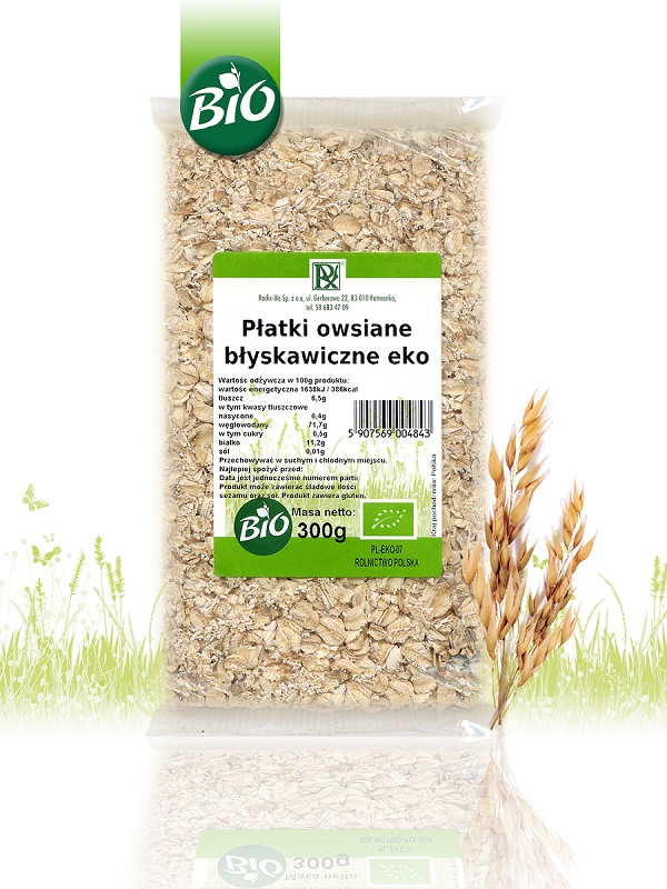 Radix-Bis instant oat BIO flakes