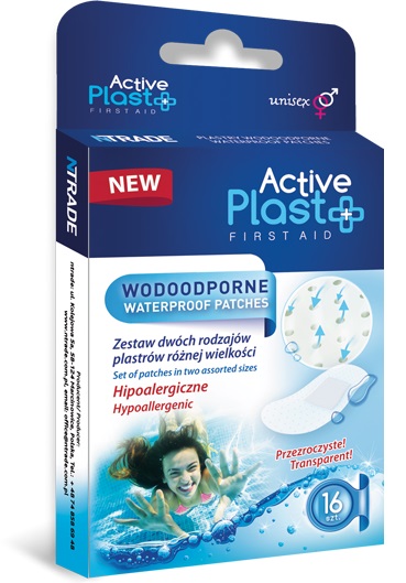 Active Plast First Aid Plastry  wodoodporne