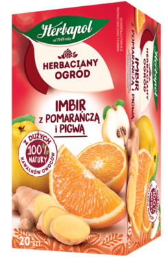 Herbapol Herbaciany Ogród herbatka imbir z pomarańczą i pigwą