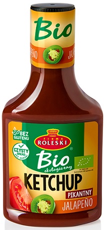 Roleski Ketchup ekologiczny BIO Jalapeno - pikantny