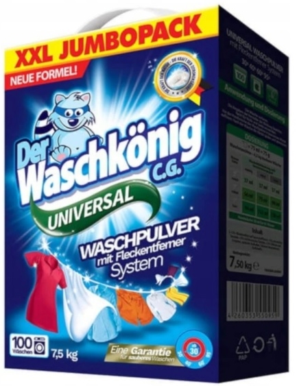 Der Waschkonig CG Detergente en polvo universal
