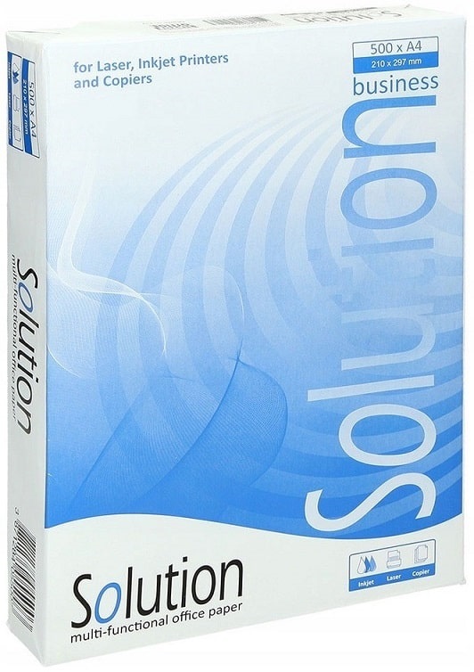 Photocopying paper Solution A4 80g / m2, ream of 500 sheets