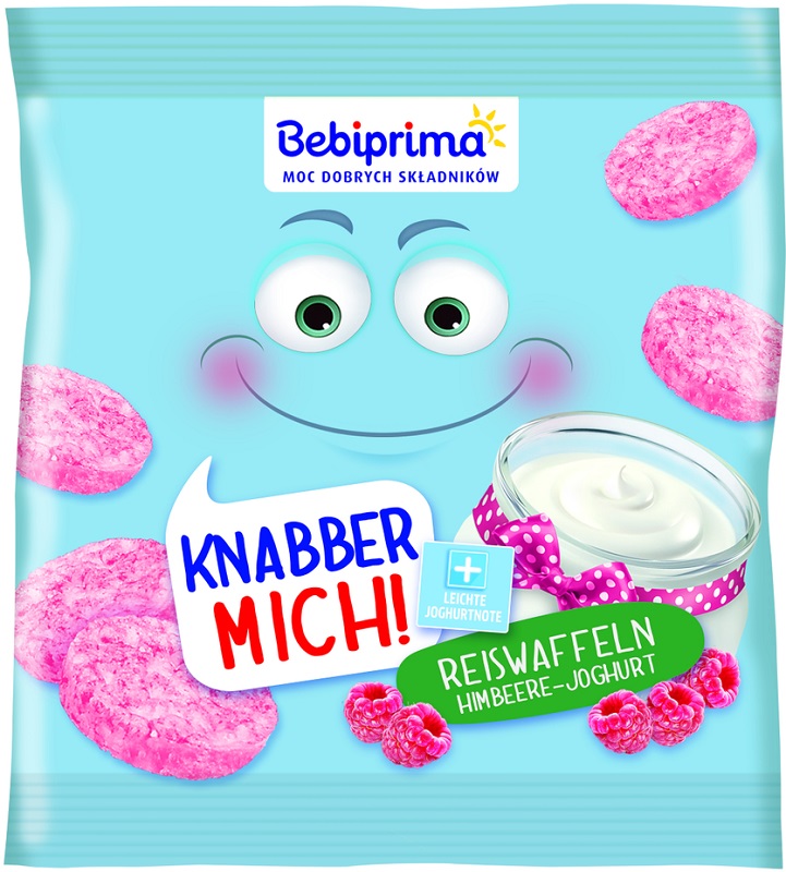 Bebiprima Raspberry-yoghurt rice wafers