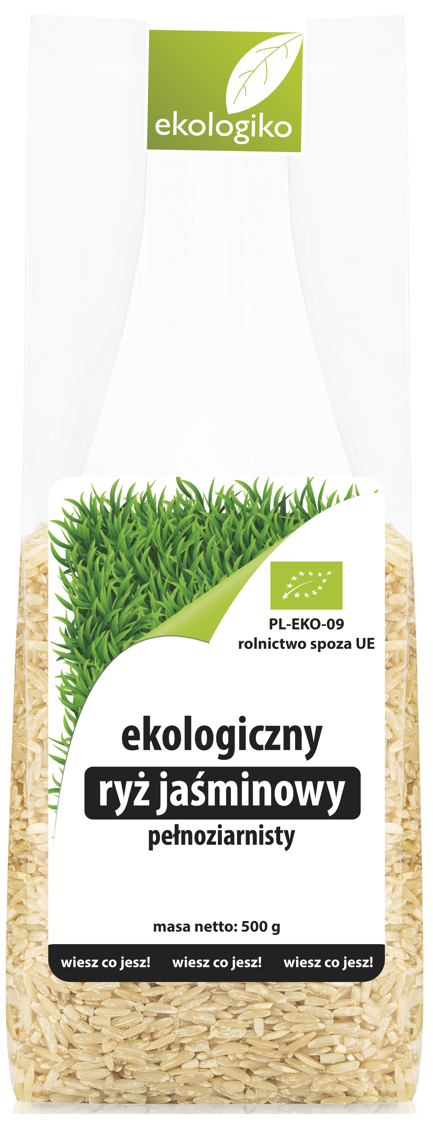 Ekologiko Ryż jaśminowy pełnoziarnisty