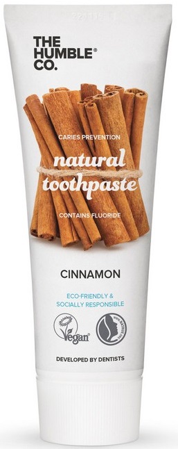 Humble Brush Cinnamon toothpaste with fluoride