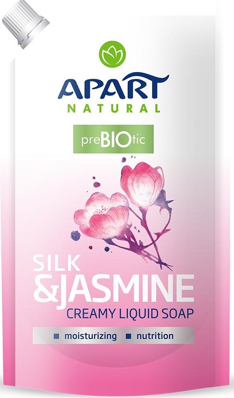 Apart Natural Prebiotic Kremowe mydło w płynie zapas Jedwab&Jaśmin