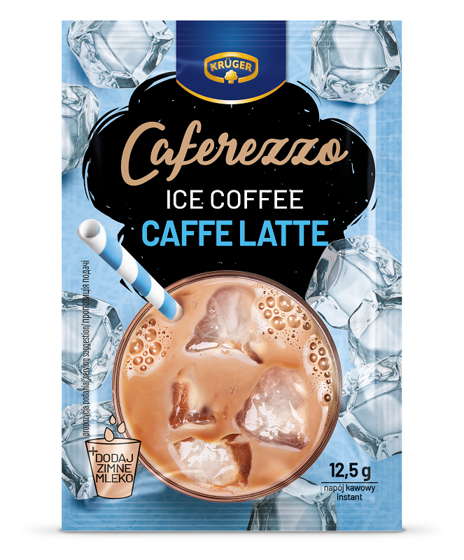 Krüger Ice Coffee typ Latte Napój kawowy instant o smaku mlecznym