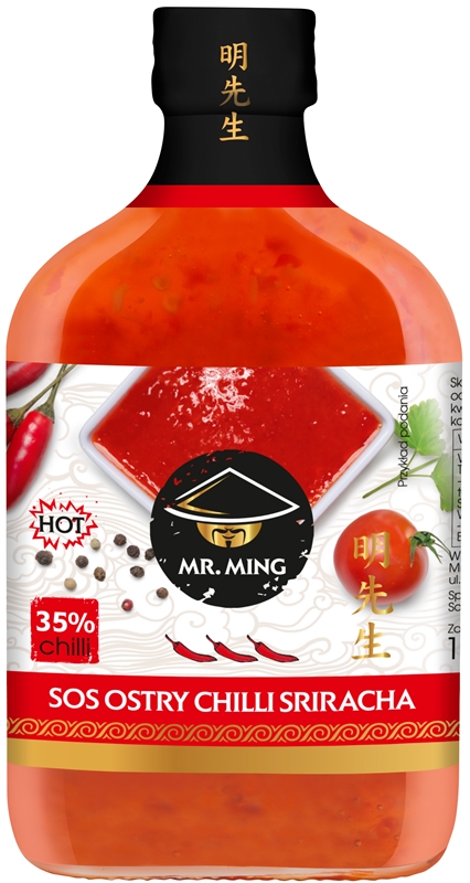 Mr. Ming Sauce with hot chilli sriracha
