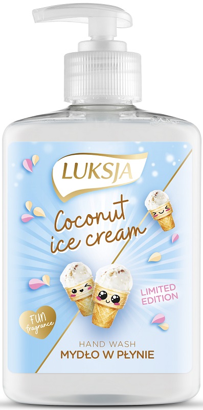 Luksja Coconut ice cream Liquid soap with the scent of coconut ice cream