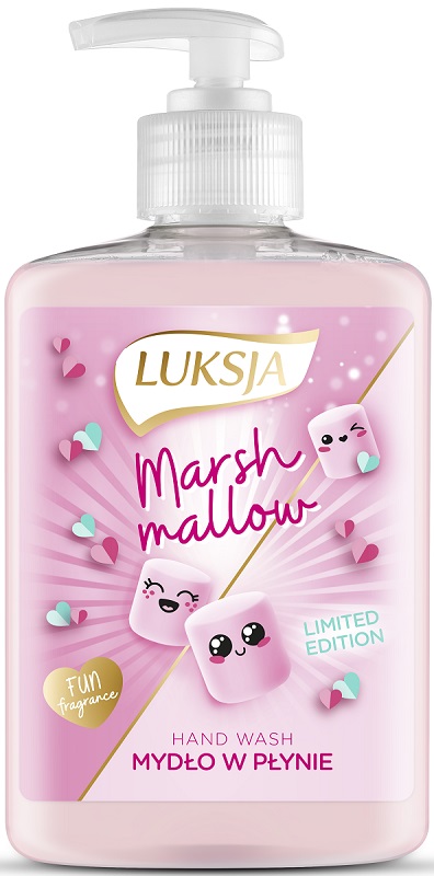 Luksja Marh Mallow Jabón líquido con aroma a malvaviscos dulces