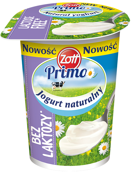 Zott Primo Natural yogurt without lactose