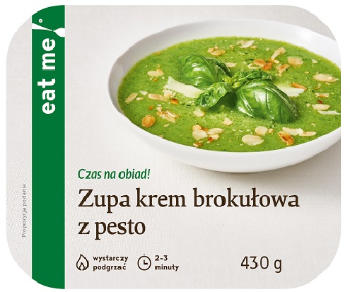 Iss mich Sahnesuppe Brokkoli mit Pesto